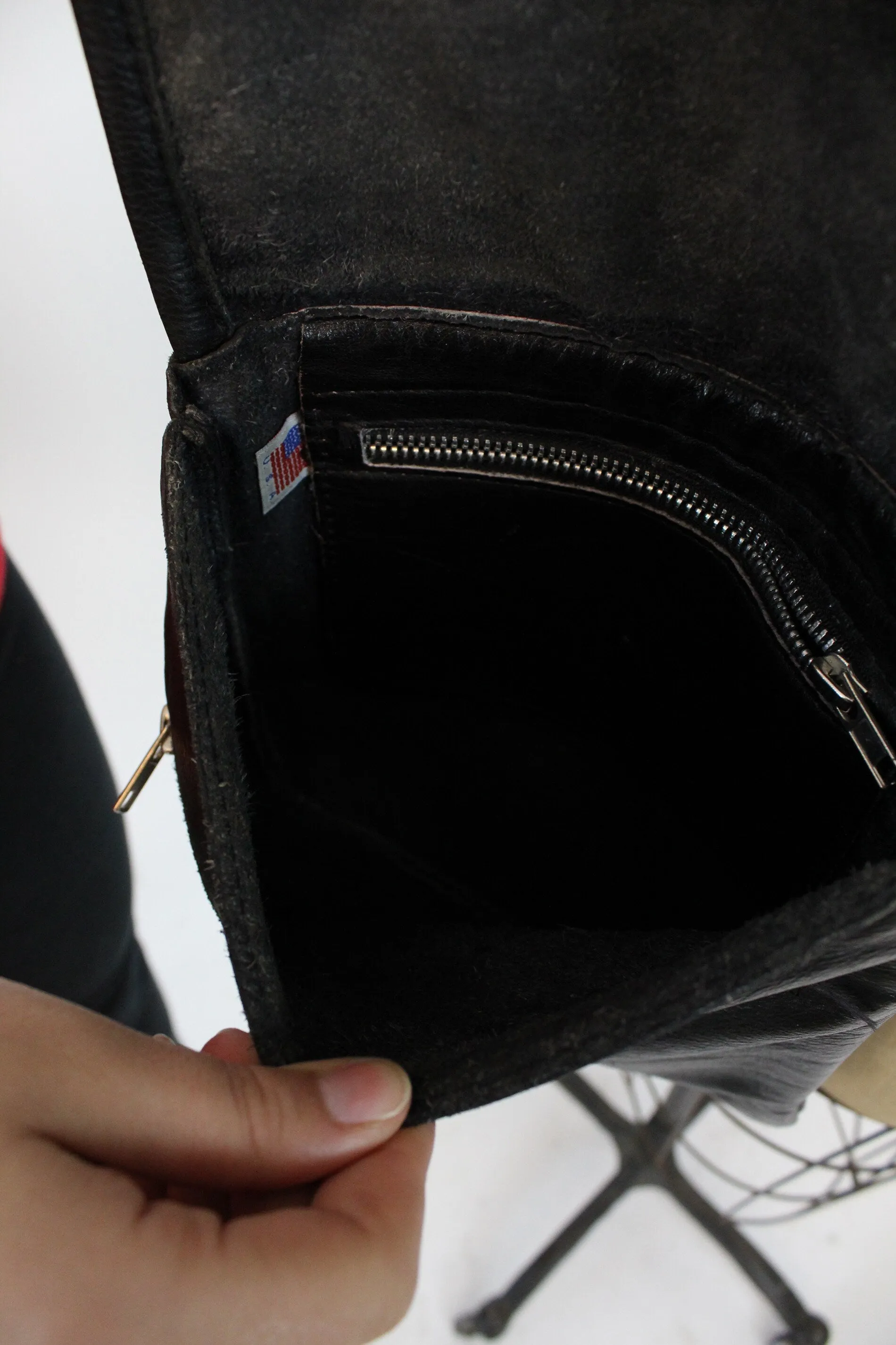 1980s leather ponyskin SLING crossbody | new fall