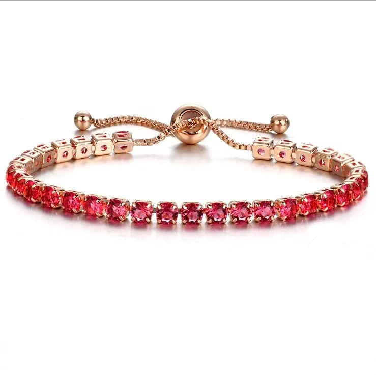 4mm Cubic Zirconia Tennis Bracelets