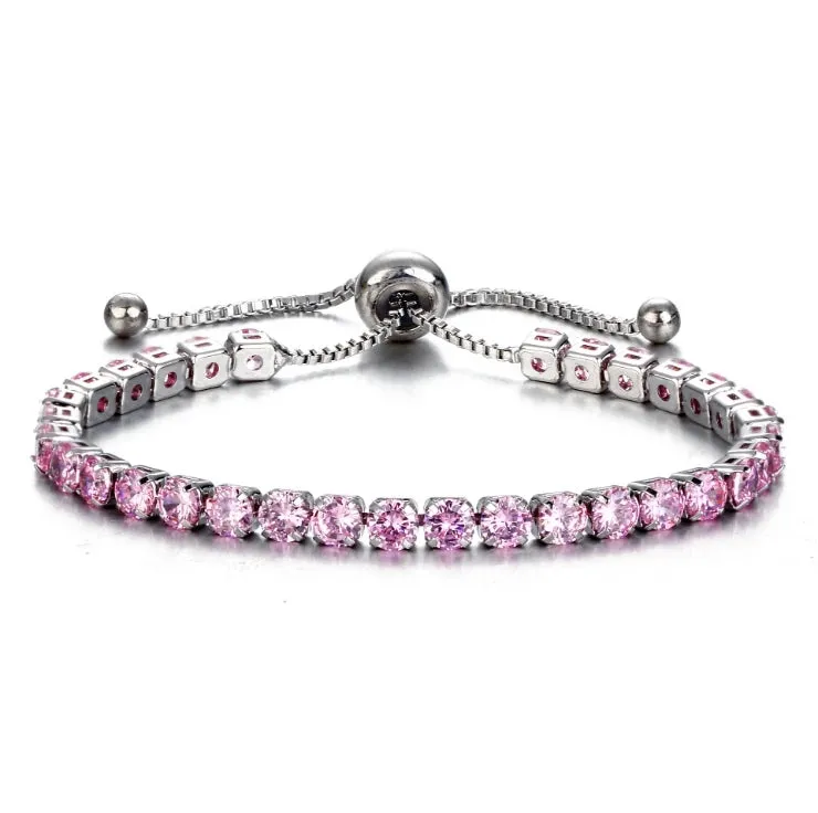 4mm Cubic Zirconia Tennis Bracelets