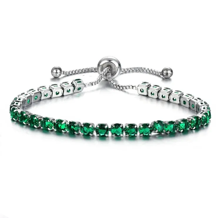 4mm Cubic Zirconia Tennis Bracelets