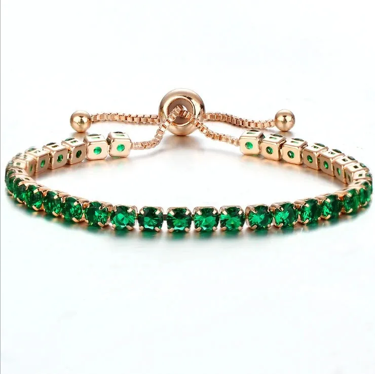 4mm Cubic Zirconia Tennis Bracelets