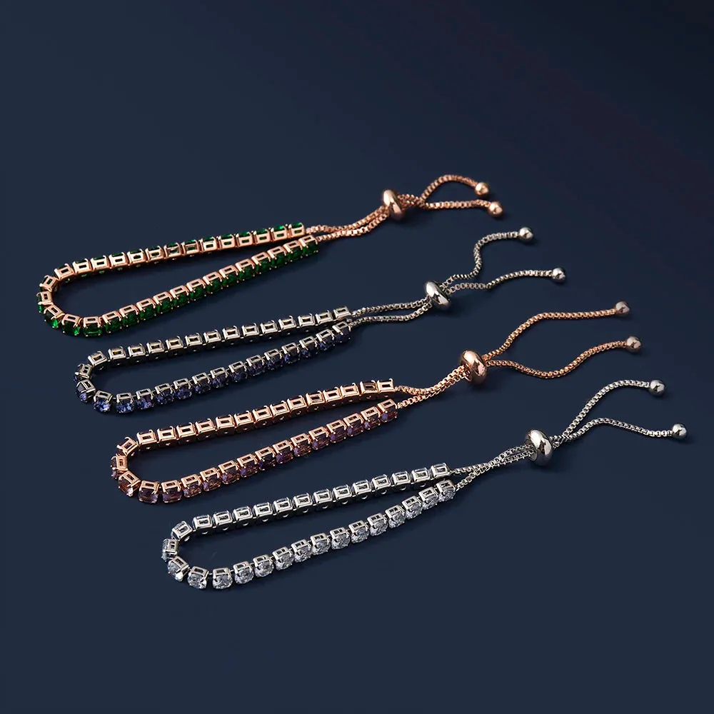 4mm Cubic Zirconia Tennis Bracelets