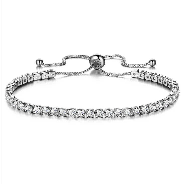 4mm Cubic Zirconia Tennis Bracelets
