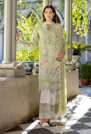 Adan's Libas Chantilly Lawn Collection 2022  – PISTACHIO CONTRAST
