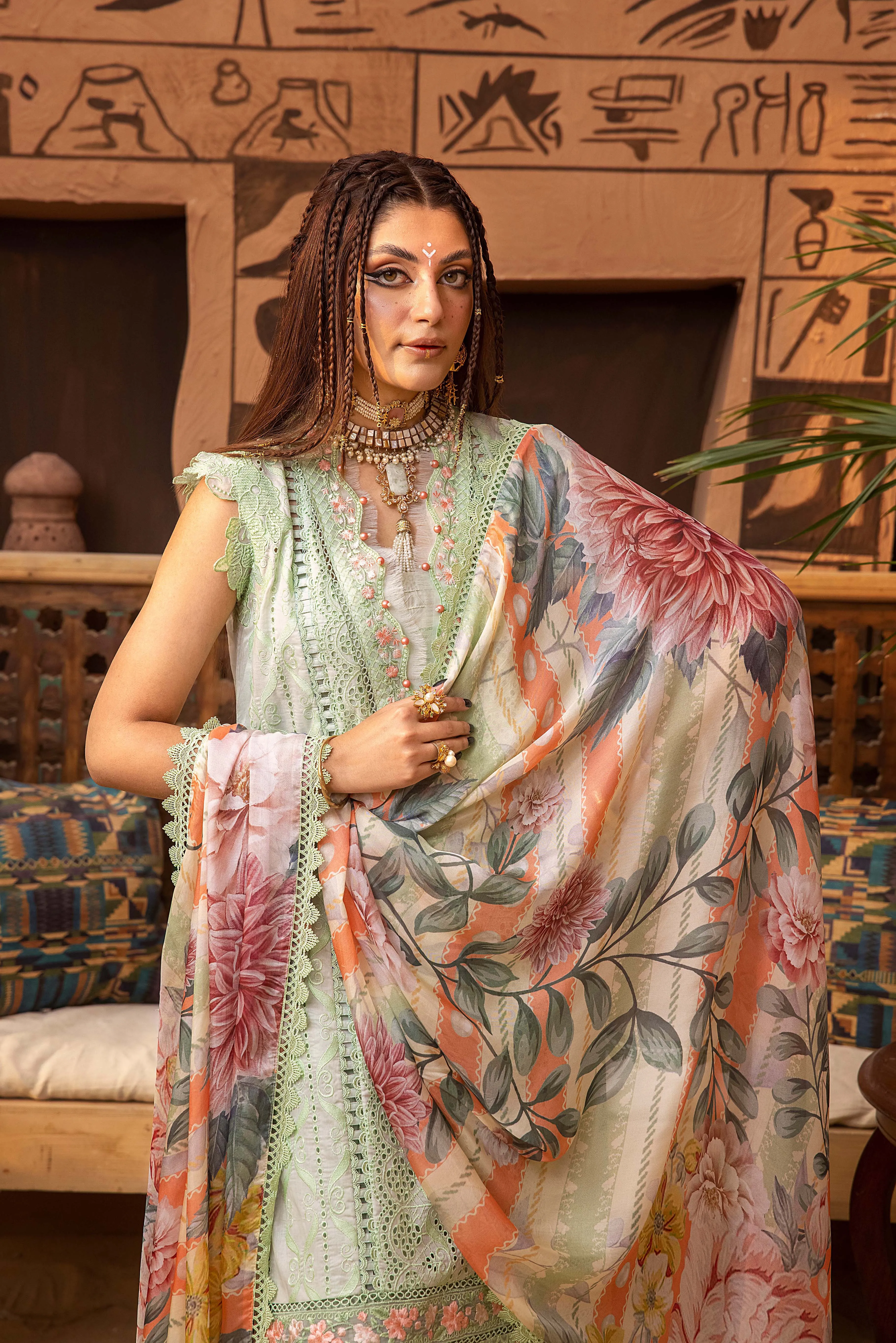 Adan's Libas Lawn by Khadija Sheikh –  5584