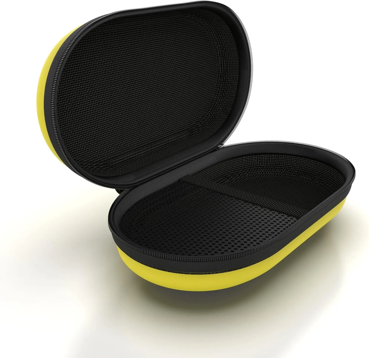 AGOZ Asthma Inhaler Case Zippered Holder Protective Medical Pouch Cover with Wrist Strap (Yellow)