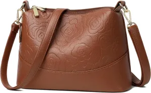 Crossbody Bucket Bags for Women Leather Shoulder Bag for Women Fashion Mini Handbags Bucket Purses
