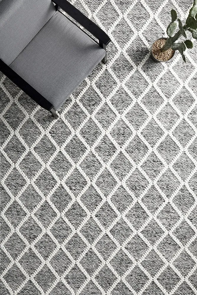 Huxley Rug (Grey) by Rug Culture