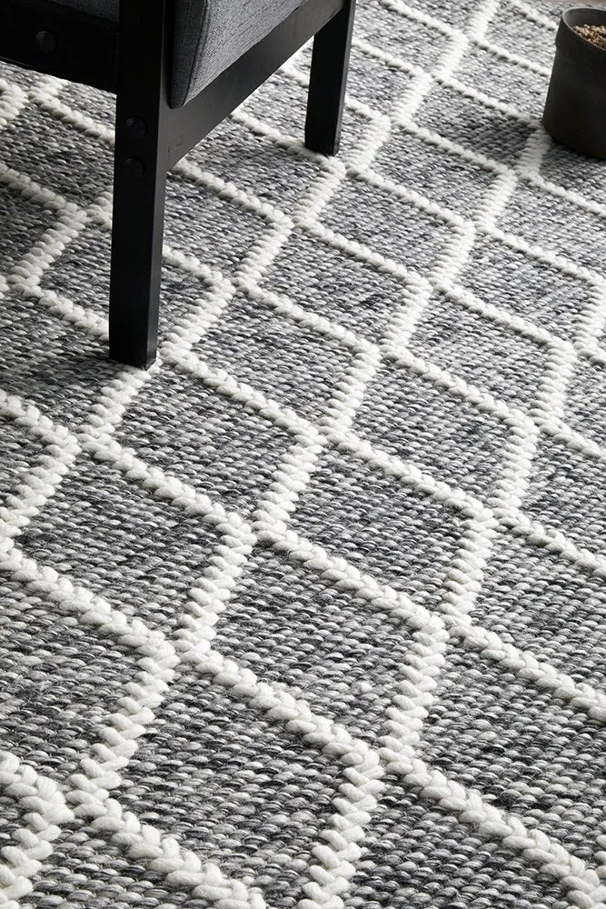 Huxley Rug (Grey) by Rug Culture