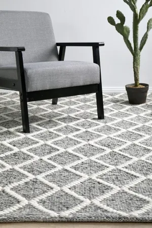 Huxley Rug (Grey) by Rug Culture