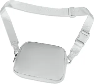 INTINI Everywhere Belt Bag  Large, Crossbody Fanny Pack Women 56 Inch Plus Size Waist Cross Body Fashion Grey