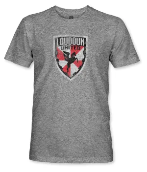 Loudoun United FC Color Badge Vintage Triblend T-Shirt - Grey