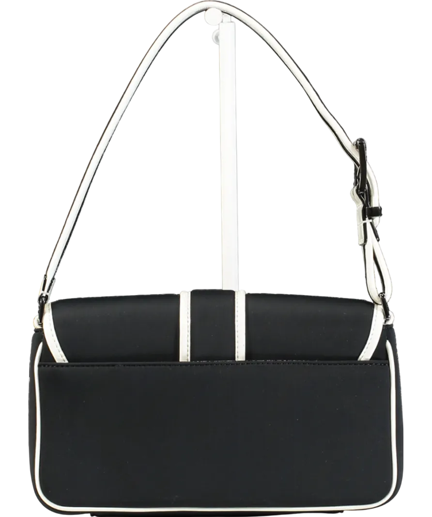 Michael Kors Black Colby Medium Two-tone Neoprene Shoulder Bag
