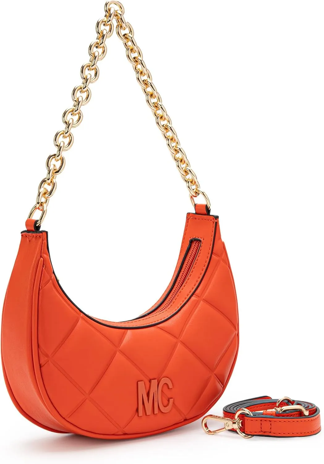 Milan Chiva Crescent Shoulder Bag for Women Underarm Purses Mini Clutch Handbag