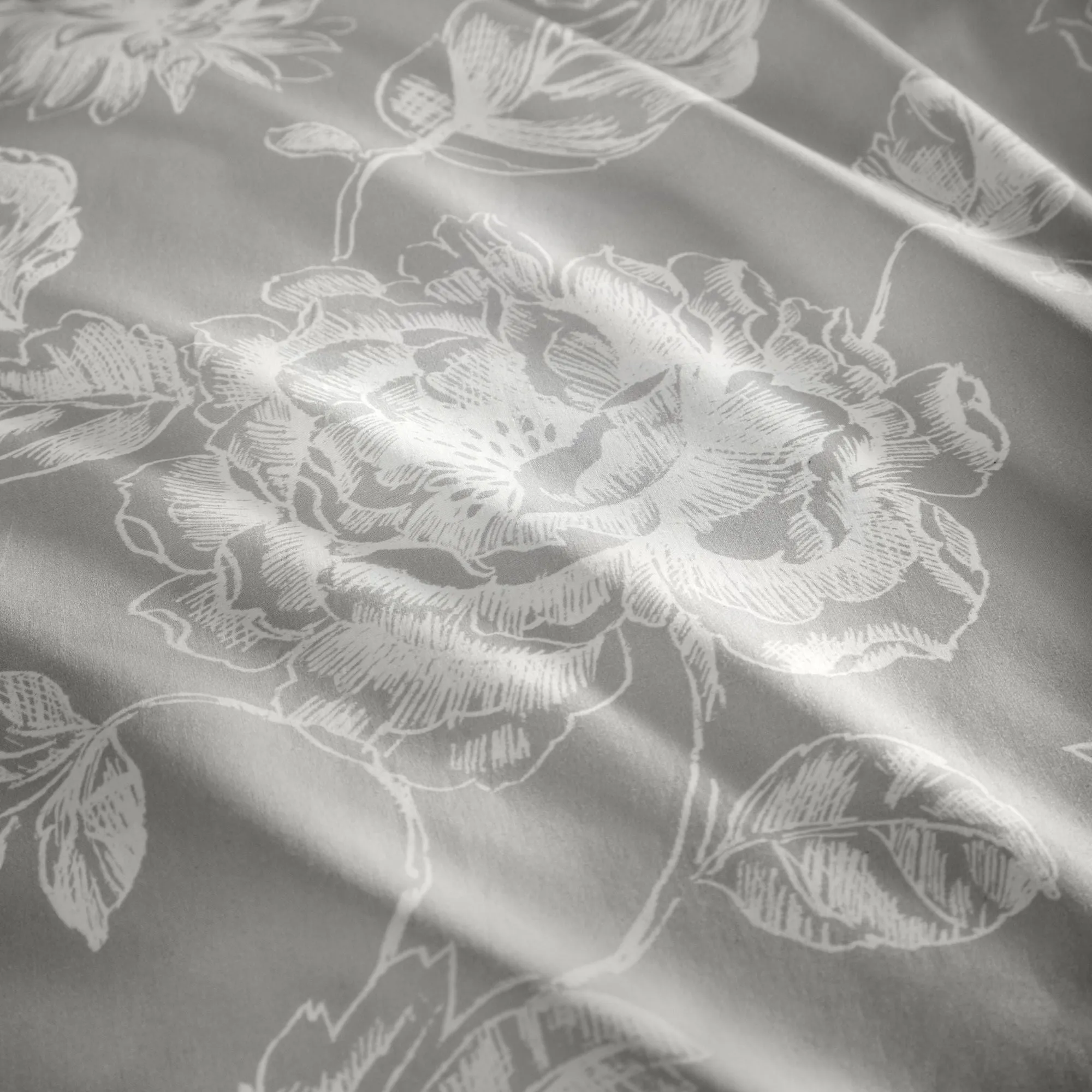Mishka Duvet Cover Set by Dreams & Drapes in Grey
