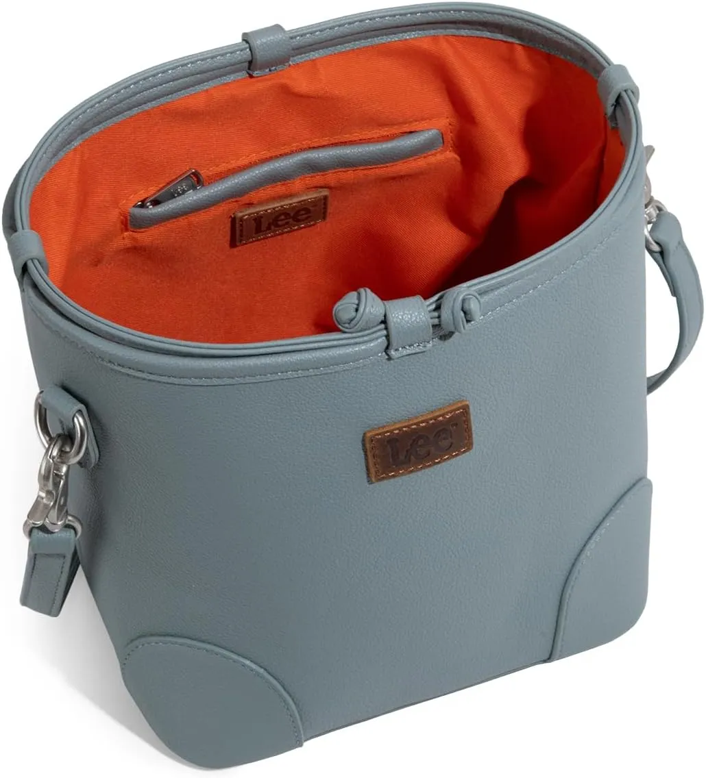 Montana West Lee Small Crossbody Bags for Women Drawstring Bucket Purse with Adjustable Strap