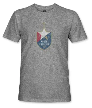 North Carolina FC Color Badge Vintage Triblend T-Shirt - Grey