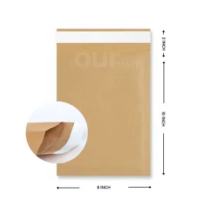 Paper Courier Bags, 8x10 Inches, (PB-2.5, 100 Bags)
