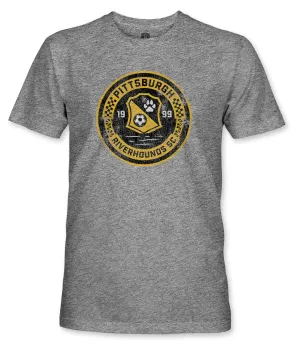 Pittsburgh Riverhounds Color Badge Vintage Triblend T-Shirt - Grey