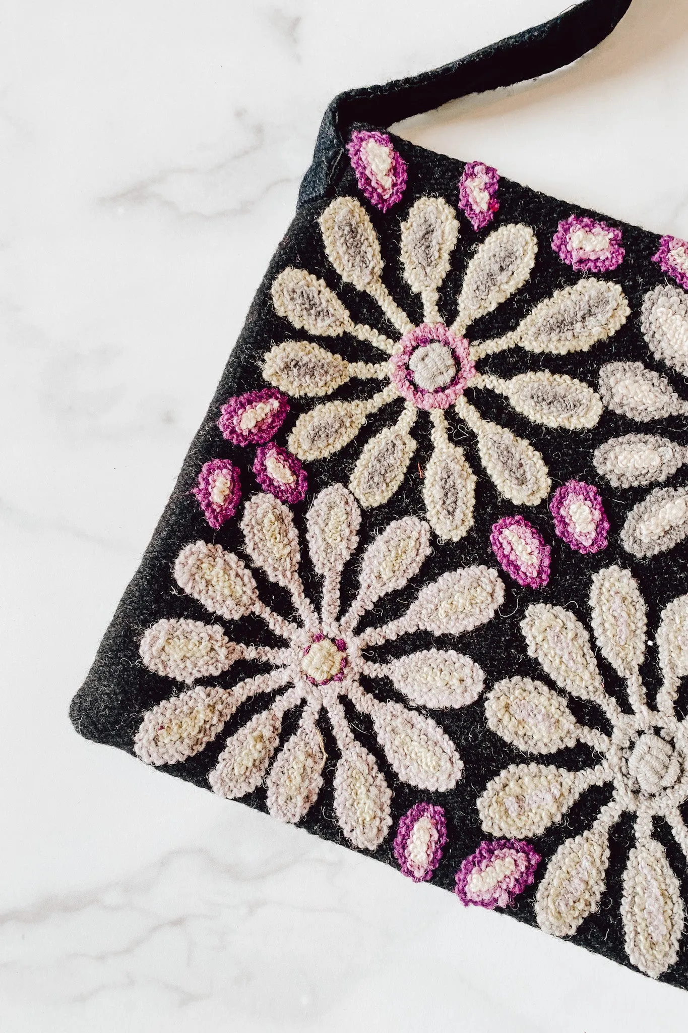 Purple Floral Bags