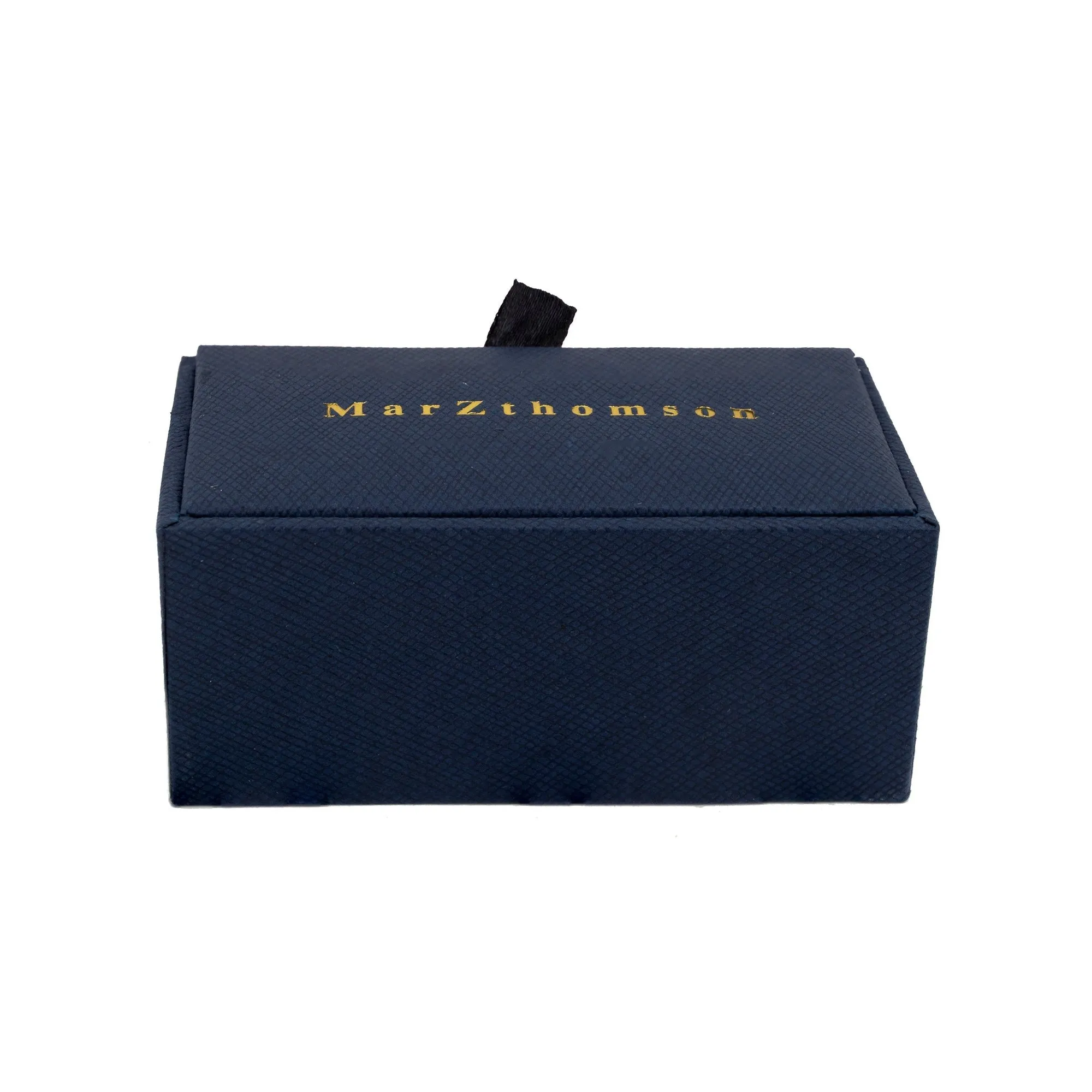 Round Off-Centre Purple Cufflinks (Online Exclusive)
